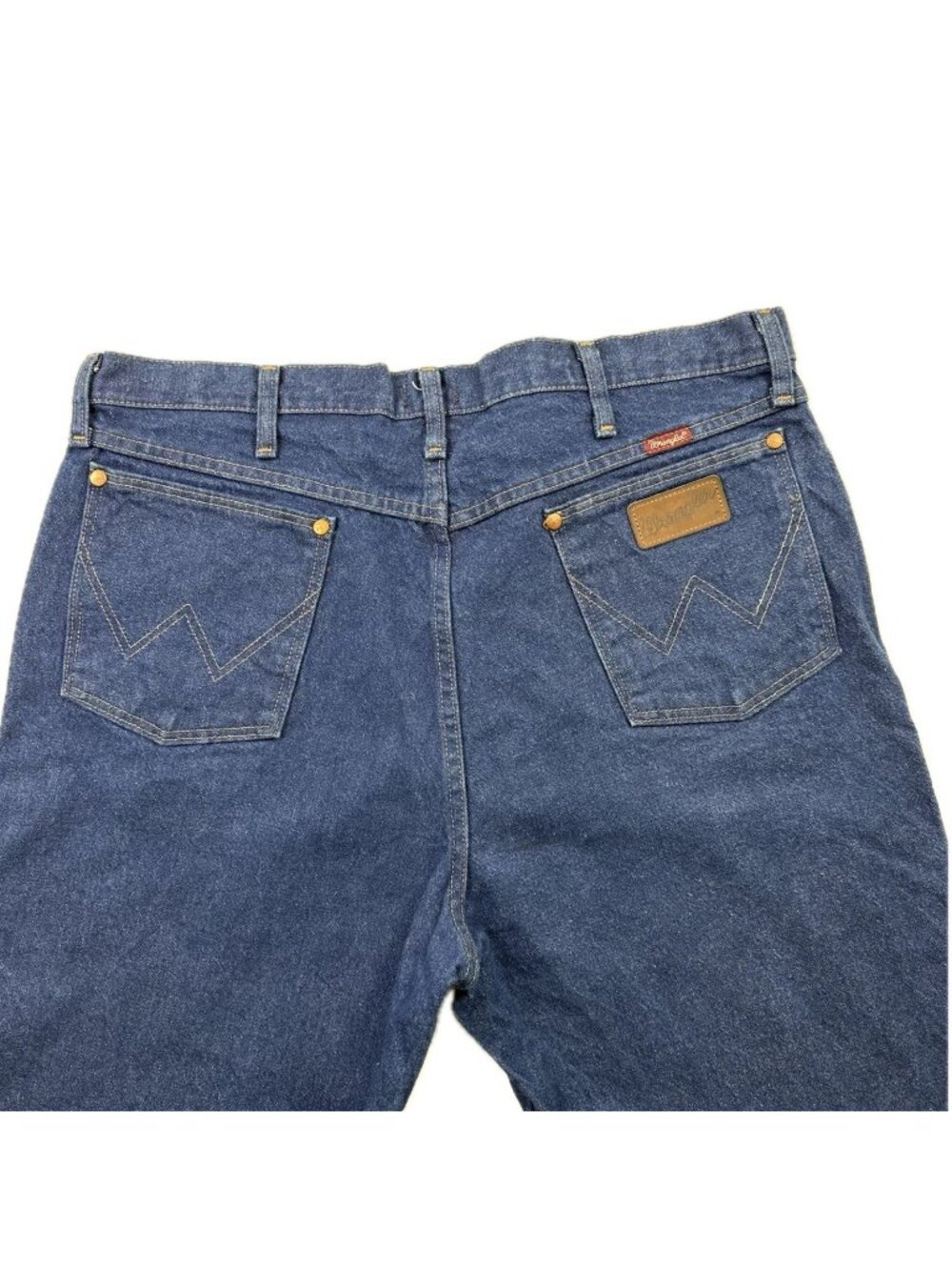 Wrangler Jeans Mens Medium Wash Relaxed Western Cowboy Denim 38x34